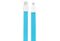 Кабель microUSB Flat Full Speed II RC-011m 1m blue Remax 311003
