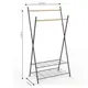Стойка для одежды Casa Si Garment Rack Bamboo Black (CS92309W04)