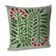 Подушка диванная с бархата Калина 45x45 см (45BP_22U004)