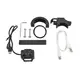 Фара велосипедная West Biking BK-1718 0701220 Black + Blue с выносным пультом батарея 2000 mAh велофара