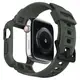 Чехол и ремешок Spigen для Apple Watch (44/45 mm) Rugged Armor Pro 2 in 1, Military Green (062CS26016)