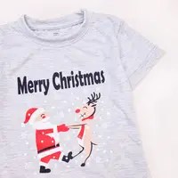 Футболка дитяча сіра кулір Merry Christmas