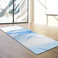 Коврик для йоги и фитнеса, мягкий, складной из каучука и замши,каремат спортивный, с ярким 3D-принт