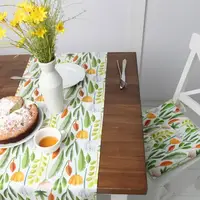Подушка на стул с завязками, садовый текстиль Цветочное настроение 40x40x4 см