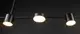 Люстра светодиодная подвесная LED светильник для квартиры на потолок лэд 27714 Черный 25-130х10х120 см.