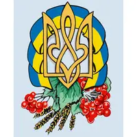 Картина по номерам "Герб Украины" 10592 40х50 см