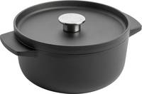 Кастрюля с крышкой KitchenAid Matte Oven-to-table CC004899-001 22 см 3.3 л черная