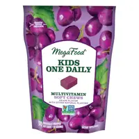 Витамины и минералы MegaFood Kids One Daily Multivitamin, 30 желейок Виноград