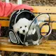 Рюкзак переноска для животных раздвижной CosmoPet CP-15 для кошек и собак 39x34x21 см Black