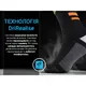 Носки водонепроницаемые Dexshell Running, p-p S, с оранжевыми полосами.