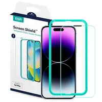 Захисне скло ESR для iPhone 14 Pro, екранний щит (1 ш) з рамкою для встановлення
