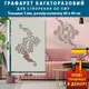 Трафарет  толстый 5 мм для создания объемных рисунков на стенах (600х400)