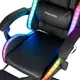 Кресло геймерское Kruger&Matz GX-150 с подсветкой RGB / Кресло для геймера компьютерное игровое
