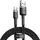 Кабель Baseus Cafule Cable USB For Type-C 3A 1m Gray Black