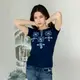 Вышиванка женская Moderika Оберег синяя с голубым XXL