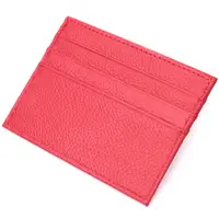 Яскравий кард-кейс із натуральної шкіри ST Leather 22445 Червоний