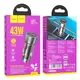 Адаптер автомобильный HOCO Sprinter dual port car charger NZ8 |1USB/1Type-C, QC/PD, 45W/3A|