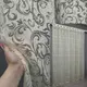 Тюль (3х2,7м.) органза с принтом. Цвет бежевый. Код 1439т 42-0277