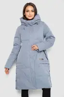 Пуховик женский удлиненный  -уценка, цвет джинс, 243R320-U-3