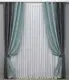 Комбинированные (2шт.1,65х2,7м.) шторы, жаккард. Цвет графитовый с бирюзовым. Код 014дк (1211-1292ш) 10-910