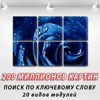 Модульні картини на ПВХ тканини, 72x110 см, (35x35-6)