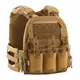Тактическая плитоноска M-Tac бронежилет без плит Cuirass Coyote Жилет военный разгрузочный жилет