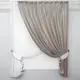 Кухонный комплект (320х170см.), шторки с подвязками. Цвет белый с пудровым. Код 101к 52-0230