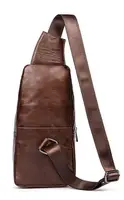 Сумка на плече чоловіча Vintage 14783 Коричнева