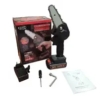 Акумуляторна ланцюгова пила з батареєю 24v для обрізання дерев MINI ELECTRIC CHAINSAW