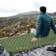 Матрас надувной сверхлегкий двухместный Naturehike CNK2450WS014, с мешком для надувания, прямоугольный зеленый