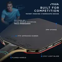 Ракетка для настільного тенісу Stiga Cybershape Future 3 Star FL (1213-0304-35)