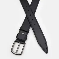 Чоловічий шкіряний ремінь Borsa Leather 150v1fx78-black