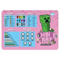 Підкладка для столу з підказками англійська А3 YES Minecraft Spring 492320