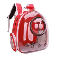 Рюкзак перенесення для тварин розсувний CosmoPet CP-16 для котів та собак 42x32x23 см Red