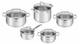 Набор посуды Tefal Duetto G719SA55 10 предметов серебристый