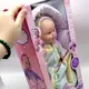 Пупс, 28 см, пластиковый, имитация стеклянных глаз, кокон для ребенка, в коробке