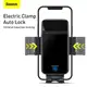 Держатель BASEUS Smart Solar Power Wireless Cycling Electric Holder IP54 |4.7-6.7"| (SUZG010001)