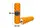 Массажный ролик EasyFit Grid Roller Extreme 45 см Оранжевый