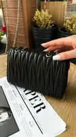 Сумка клатч жіноча чорна код 7-3162