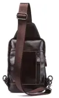 Сумка чоловіча Vintage 14786 Коричнева