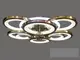 Потолочная LED-люстра с диммером и подсветкой, 135W MX2280/4+4S LED 3color dimmerдне