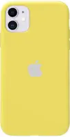 Чехол-накладка TOTO Silicone Full Protection Case Apple iPhone 11 Lemon Yellow
