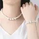 Комплект украшений женский серьги, ожерелье и браслет код 786