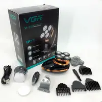 Електробритва VGR V-316, тример для вусів та бороди, акумуляторна чоловіча бритва, тример бездротовий