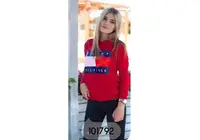 Кофта батник женская бордовая