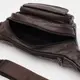 Мужская кожаная сумка на пояс Keizer K18014br-brown