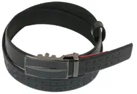 Чоловічий шкіряний ремінь під штани Skipper 1067-35 чорний 3,5 см