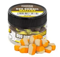 Бойлы Carp Zoom Duo Dumbel Wafters Ø8x12mm 15g NBC - Cheese двухцветные продолговатые Маслянистая кислота - Сыр