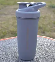Шейкер спортивний SmartShake металевий Reforce Stainless Steel 30oz/900ml Gray