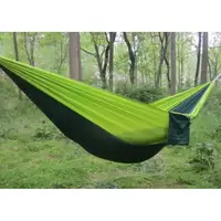 Підвісний нейлоновий туристичний гамак Travel hammock Зелений